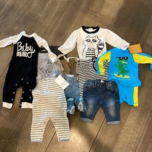 Baby Boy Newborn to 9 month bundle. Zara, Koala Baby
